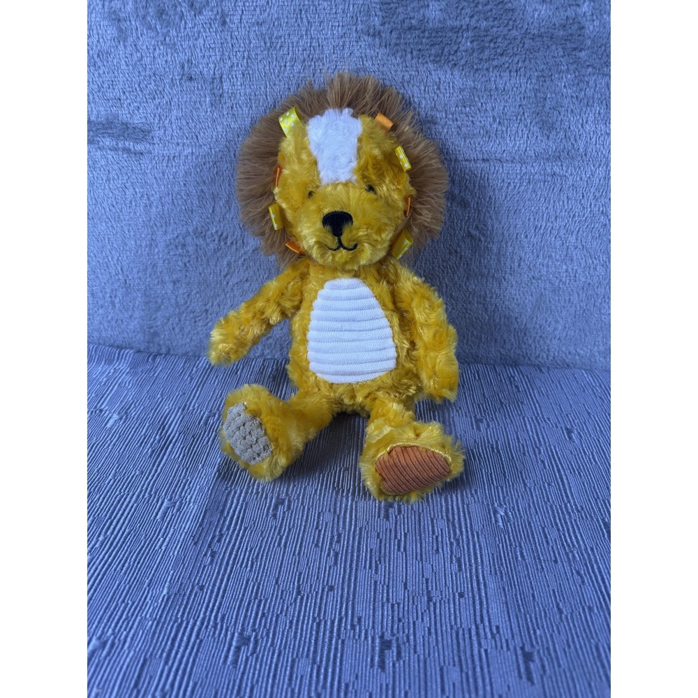 Make Believe Ideas Lion Plush Stuffed Animal Toy Yellow Small Washable
